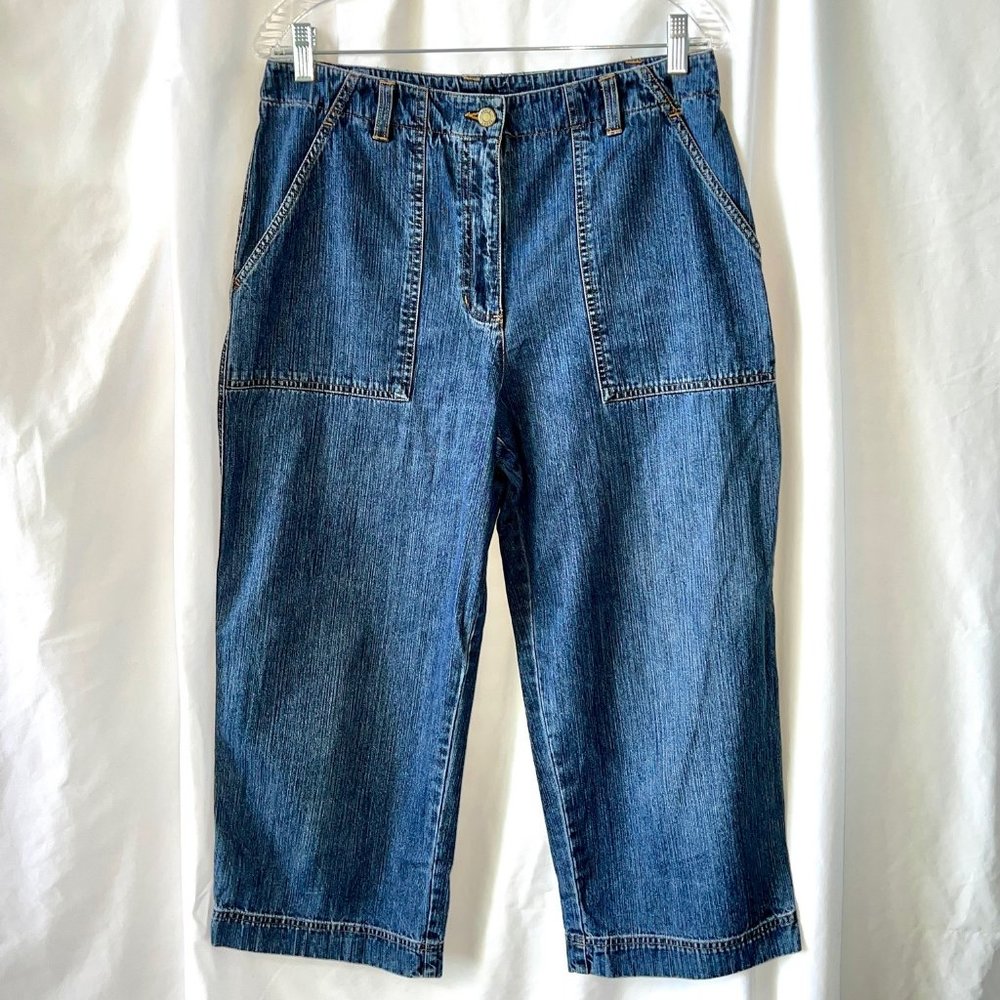 Jones Sport, Denim Capris, Size 10, Excellent Condition!